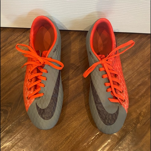 Orange and Grey Nike Outdoor Soccer Shoes - Picture 5 of 5